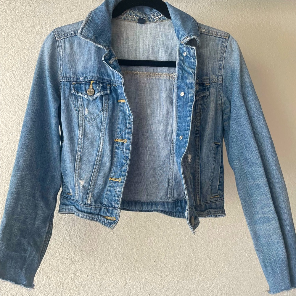 American Eagle Jean Jacket Size Small